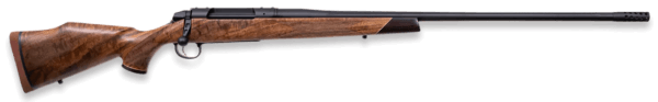 Weatherby 3WASD240WR6B 307 Adventure SD Full Size 240 Wthby Mag 4+1 26″ Graphite Black Cerakote Mag Sporter Fluted/Threaded Barrel  Drilled & Tapped Steel Receiver  Walnut Fixed Wood Stock