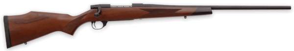 Weatherby VDT308NR2T Vanguard Sporter Full Size 308 Win 5+1 24″ Bead Blasted Blued #2 Threaded Barrel  Matte Blued Drilled & Tapped Steel Receiver  Grade A Walnut Monte Carlo Stock