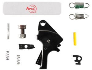 Apex Tactical 10027BLK Flat Faced Forward Trigger Black Compatible w/ M&P 2.0 Polymer Frame