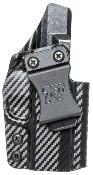 Rounded Gear RGUNVRSLSTNDRDBLK Universal Kydex  IWB Black Kydex Belt Clip Fits Standard Sized Handguns Right Hand
