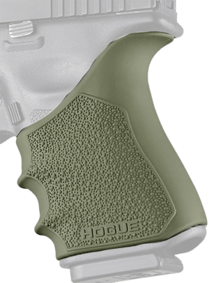 Hogue 17041 Grip Sleeve Handall Beavertail OD Green Rubber