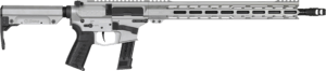 CMMG 92A530FSG Resolute MK17 9mm Luger 33+1 16.10″ Black Nitride Medium Taper Threaded Barrel  Sniper Gray Cerakote Picatinny Rail Aluminum Receiver  EML 15″ M-LOK Handguard  Sniper Gray Synthetic CMMG 6 Position RipStock  CMMG Zeroed Grip