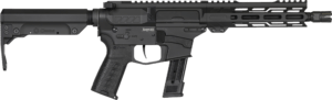 CMMG 92A0B0FAB Banshee MK17 9mm Luger 21+1 8″ Black Nitride Medium Taper Threaded Barrel  EML 7″ M-LOK Handguards  Black Armor Cerakote Aluminum Picatinny Rail Receiver  CMMG Zeroed Grips