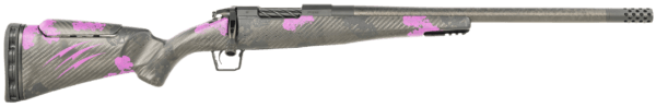 Fierce Firearms ROGM65CM20BP Mini Rogue  6.5 Creedmoor 4+1 20″ Hand Lapped/Match Grade Barrel  Black Cerakote Steel Receiver  Purple Camo Mini Rogue w/Adj Comb & Picatinny Rail Carbon Fiber Stock