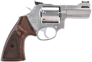 Taurus 2692EX39 692 Executive Grade 38 Special +P/357 Mag/9mm Luger 7rd 3″ Polished Stainless Steel Ported Barrel  Cylinder & Polished Stainless Steel Frame  Checkered Altamont Walnut Grip  Transfer Bar Safety
