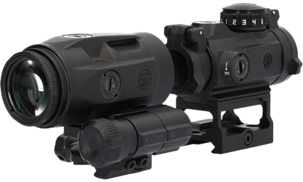 Sig Sauer Electro-Optics SORJMSR101 Romeo-MSR GEN II Combo Kit  Black 1x/3x 20mm/22mm 2 MOA Red Dot