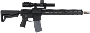 Battle Arms Development XIPHOS001 Xiphos  30+1 16″ Black Barrel  Combat Gray Picatinny Rail Aluminum Receiver  M-LOK Handguard  Black Synthetic Stock  Adj Black Grip