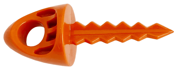 Targettack Llc  Targettack  Orange Polycarbonate Plastic 1″ For Paper/Vinyl Targets 12 Pack