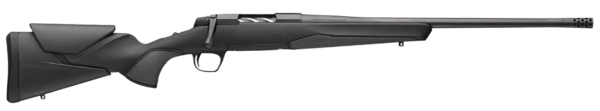 Browning 036031282 X-Bolt 2 Micro Full Size 6.5 Creedmoor 4+1 20″ Matte Blued Threaded Sporter Barrel  Matte Blued Drilled & Tapped Steel Receiver  Adjustable Vari-Tech Black Synthetic Stock