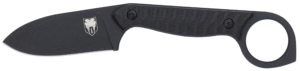CobraTec Knives GRYDIABLOAUTO Diablo  3.50″ Folding Black Stonewashed D2 Steel Blade  4.75″ Gray Textured G10 Scales Handle