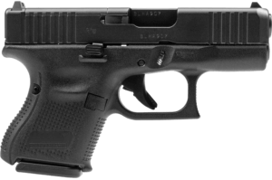 Glock UA265S201MOS G26 Gen5 MOS Sub-Compact Frame 9mm Luger 10+1 3.43″ Black GMB Barrel  Black nDLC MOS Cut/Serrated Steel Slide  Black Polymer Frame  USA Made