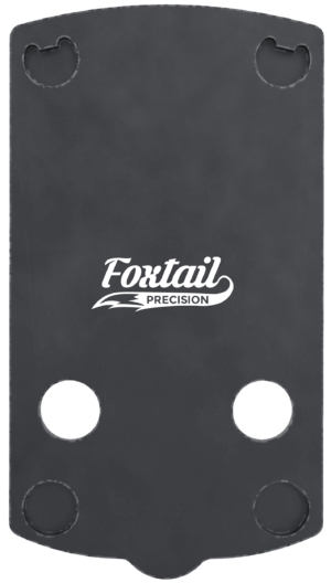 Foxtail Precision 100009 Red Dot Adapter Plate for Optics-Ready Pistol  Black Anodized Glock 43X/48 MOS Springfield Armory OSP
