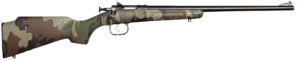 Crickett KSA2170 My First Rifle Gen2 22 S/L/LR Single Shot 16.10″ Blued Barrel & Receiver  M81 Woodland Camo Synthetic Fixed Stock  EZ Loader