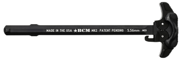 BCM GFHMK2MED Ambidextrous MK2 Charging Handle Compatible w/ Mil-Spec AR-15 Black 7075 T-6 Aluminum