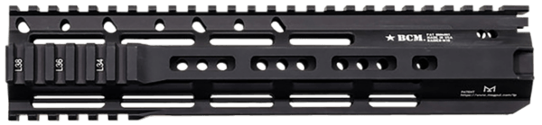 BCM RAIDERM10556BL RAIDER-M13 Rail  Black Anodized 10.00″ M-LOK Free-Floating Style Made of Aluminum for AR-Platform