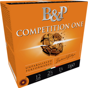 B&p Ammunition 12B1CP75 Competition One  12 Gauge 2.75″ 1 oz 7.5 Shot 25 Per Box/ 10 Case