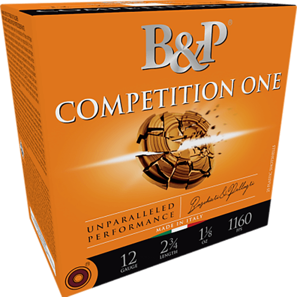 B&p Ammunition 410BCP8 Competition One  410 Gauge 2.50″ 1/2 oz 8 Shot 25 Per Box/ 10 Case