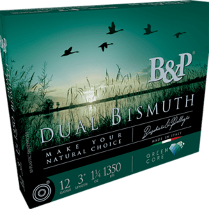B&p Ammunition 12B4DB43 Dual Bismuth  12 Gauge 3″ 1 1/4 oz Bismuth 3/4 Shot 10 Per Box/ 10 Case