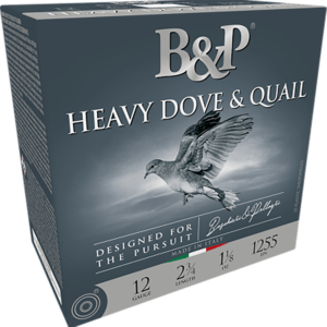 B&p Ammunition 20BD75 Heavy Dove & Quail  20 Gauge 2.75″ 1 oz 7.5 Shot 25 Per Box/ 10 Case