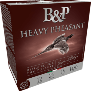 B&p Ammunition 12B38H5 Heavy Pheasant  12 Gauge 2.75″ 1 3/8 oz 5 Shot 25 Per Box/ 10 Case