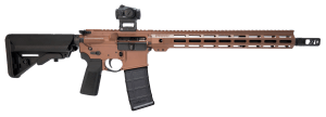 Bushmaster 0010006H212 Bravo Zulu  5.56 NATO 30rd 16″ Salt Bath Nitride 7075 Aluminum Alloy Receiver H Series Cerakote Grip