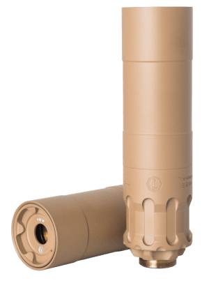 Rugged Suppressor OBSFDE9 Obsidian9  9mm Luger 1.37″ Flat Dark Earth Cerakote 17-4 Stainless Steel 1/2″-28 tpi