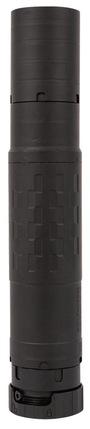 SilencerCo SU5107 Hybrid 46M  Multi-Caliber 1.57″ Diameter Black Titanium/Inconel/Stainless Steel
