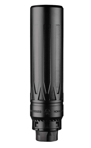 Dead Air NOMADTIXCDTBLK Nomad TI XC Black 7.62mm Silencer w/ Direct Thread 5/8-24 Hub Mount