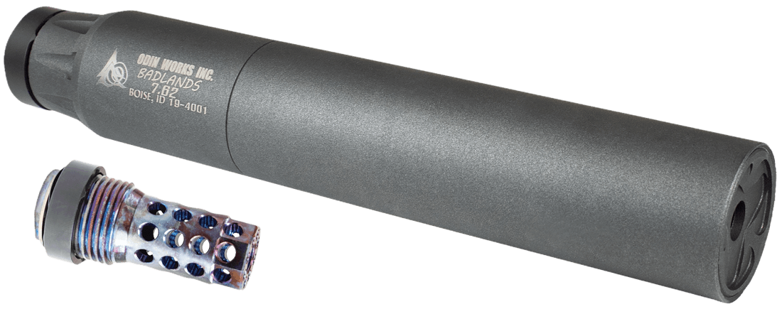 Odin Works SUPBADQD762 Badlands QD Suppressor 7.62