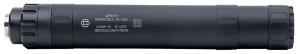 Gemtech 12126 Lunar-45  45 ACP 1.375″ Black Aluminum/Titanium .578-28 tpi