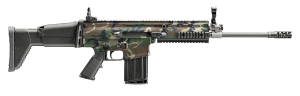 FN 3810170101 SCAR 17S 7.62x51mm NATO 20+1  20″ Black Anodized Steel Threaded Barrel  1913 Picatinny Rail Aluminum Receiver  Adjustable Synthetic Stock  Black Hogue Finger Groove Grip