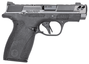Smith & Wesson 14416 PC Bodyguard 2.0 Carry Comp Micro Frame 380 ACP 12+1 3.10″ Black Armornite Ported Barrel  Gray Armornite Stainless Steel Serrated Slide  Black Polymer Frame  Black Textured Grip  No Manual Thumb Safety