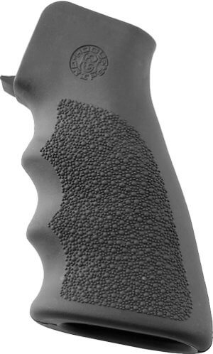 Pachmayr 02466 AR Rear Grip Non-Slip Texture Black Rubber with Finger Grooves for AR-15