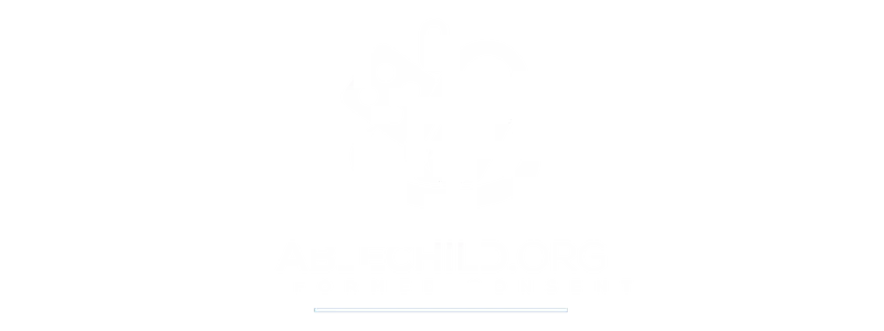 The AbleChild.org logo on a blue background, featuring a white graphic of a hand holding medication pills, emphasizing informed consent advocacy.