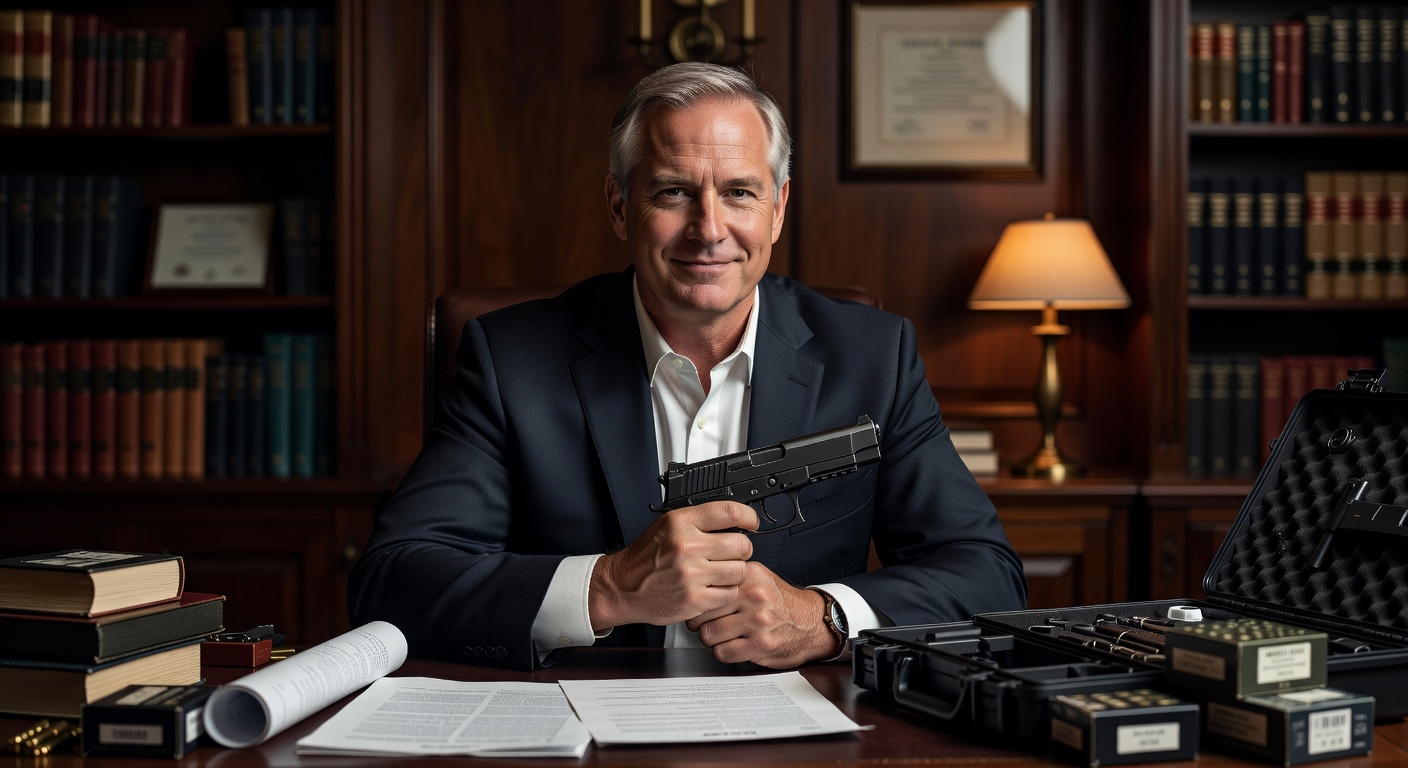Texas Attorney General Ken Paxton celebrating the DOJ's decision to drop the appeal on the ATF rule