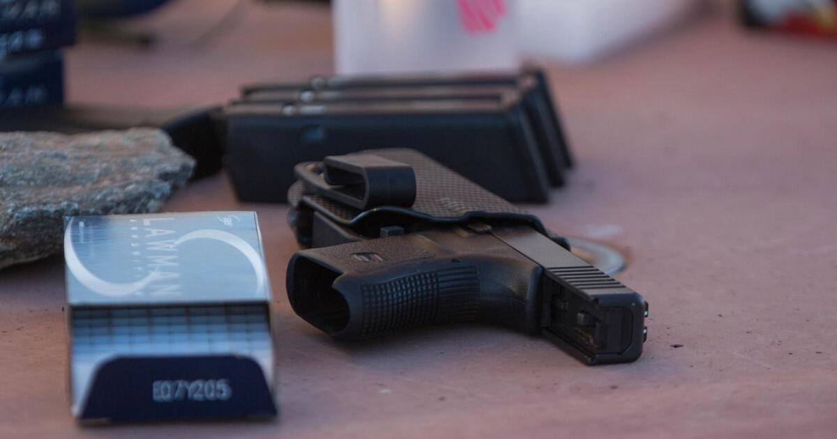 Group of armed patriots recreating responsibly on a sunny lake managed by the Army Corps of Engineers, exercising concealed carry rights
