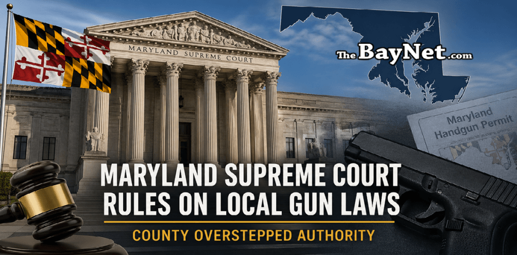 Law-abiding citizen with Maryland concealed carry permit safely carrying in a public park, exercising 2A rights.
