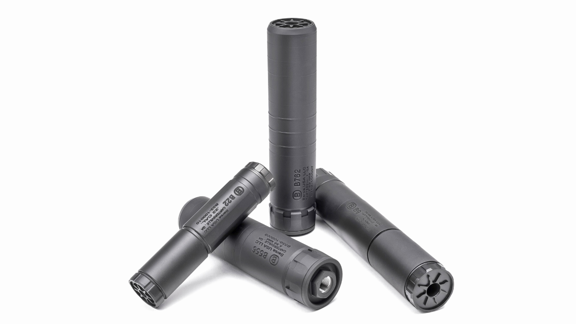 Bersa USA Unveils Modular B-Series Suppressors From Rimfire to .300 Win Mag