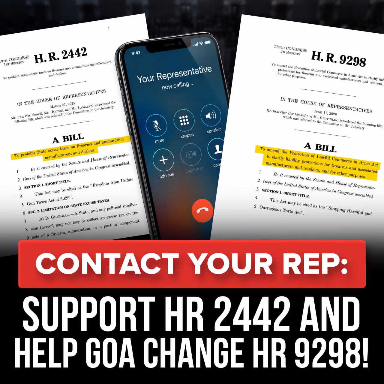 House Judiciary Marks Up Bills to Ban State Gun Taxes and Strengthen PLCAA